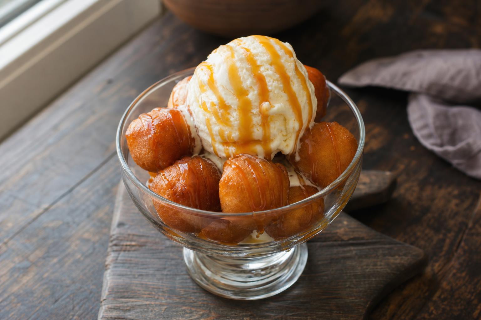 Puff-Puff Sundae