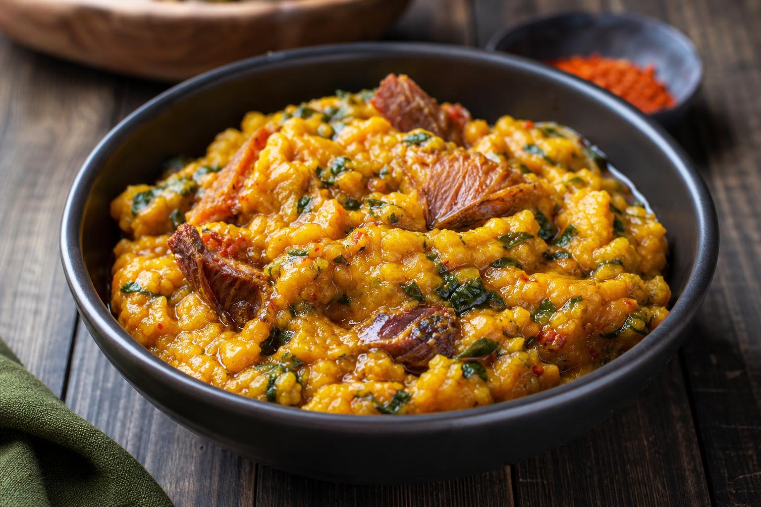 Ìyán Yam Porridge
